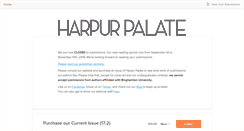 Desktop Screenshot of harpurpalate.submittable.com