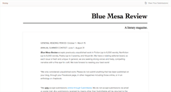Desktop Screenshot of bluemesareview.submittable.com